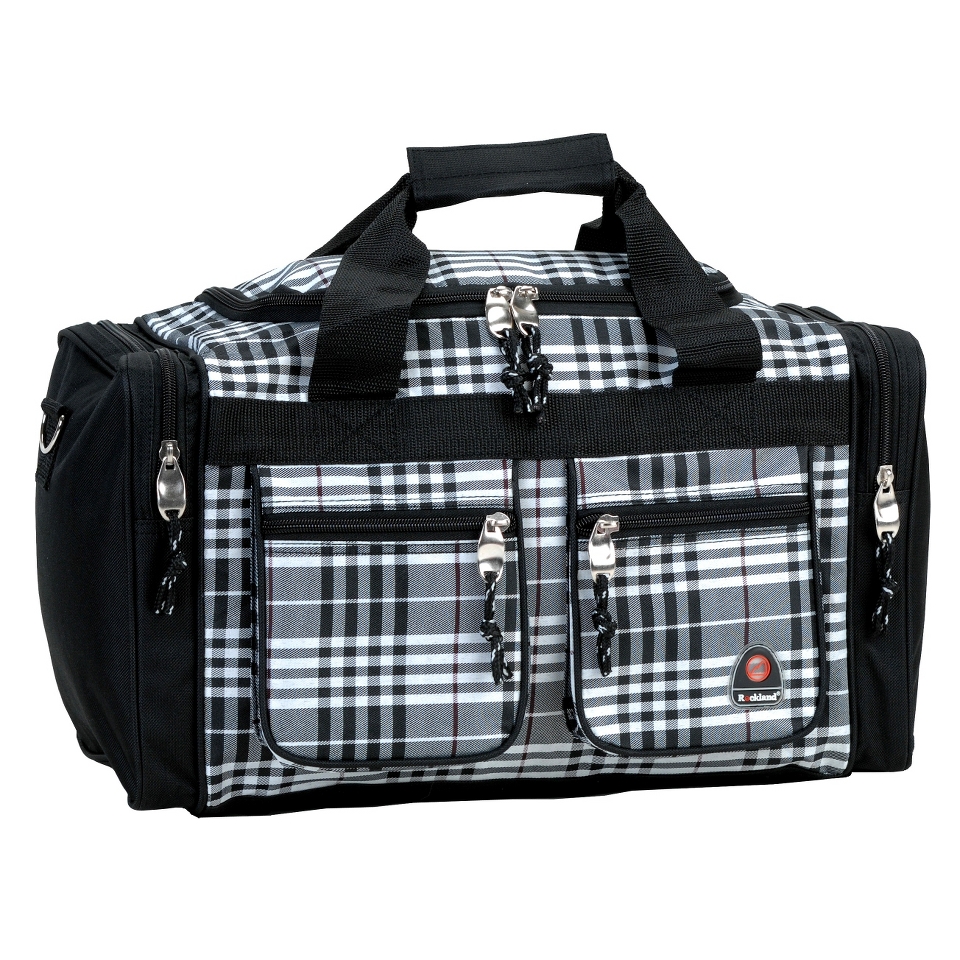 Rockland 19 Duffle Bag   Black Cross