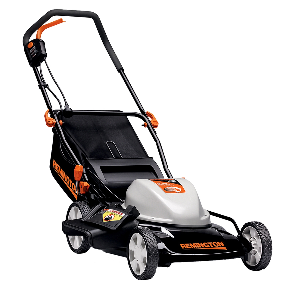 Remington 12amp Electric Mower with Rear Bag   Black/ Grey (19)