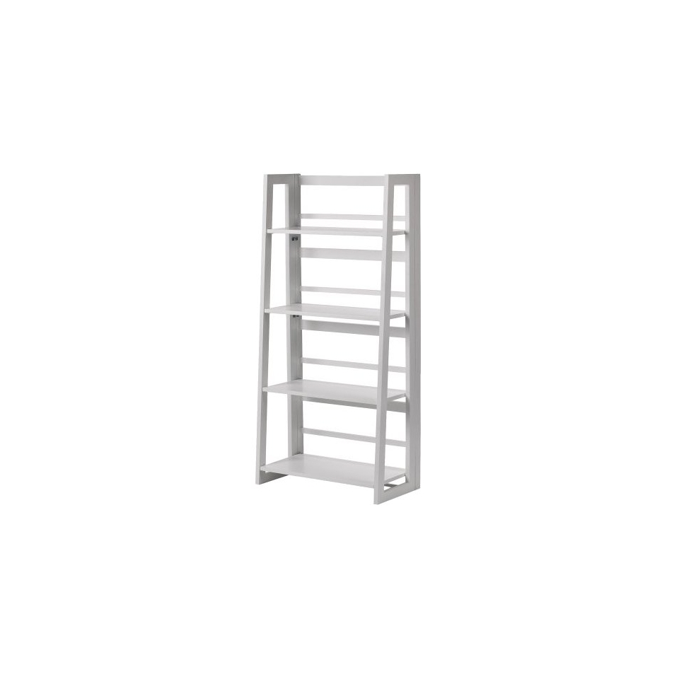 Book case Linon Dolce 4 Shelf Folding Bookcase   White