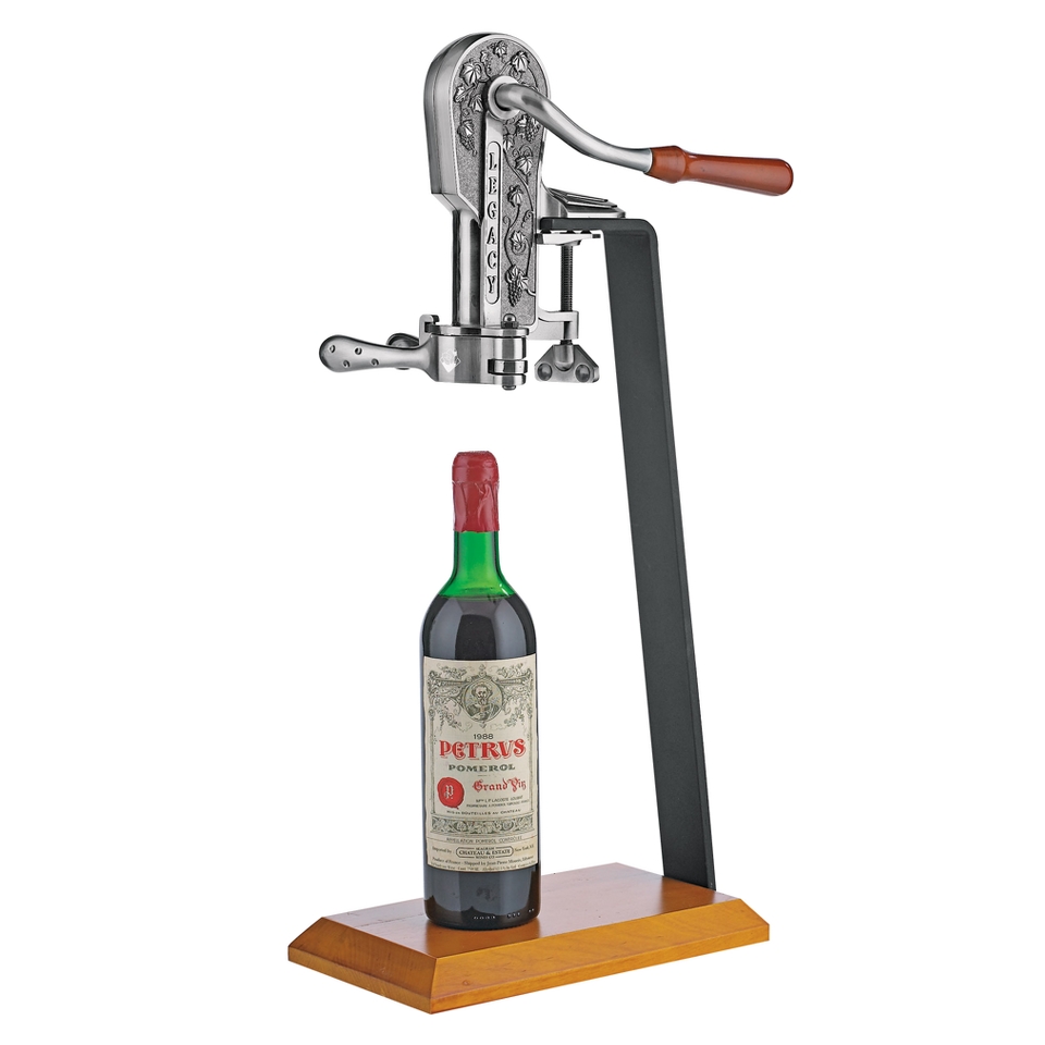 Legacy Corkscrew with Stand   Pewter / Walnut