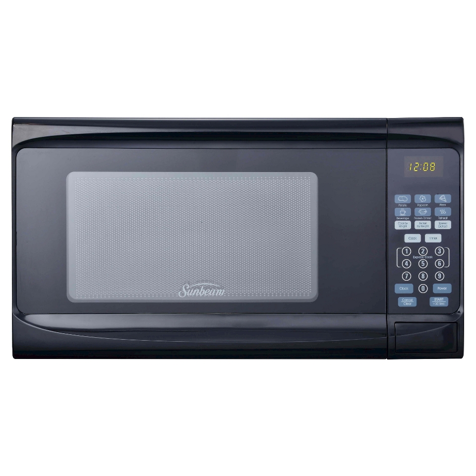 Sunbeam 0.7 Cu. Ft. Digital Microwave Oven   Black