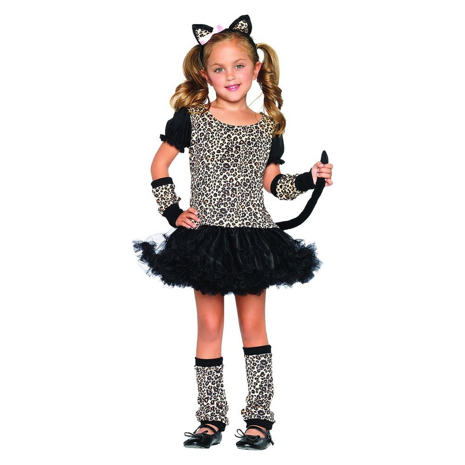 Girls Little Leopard Costume