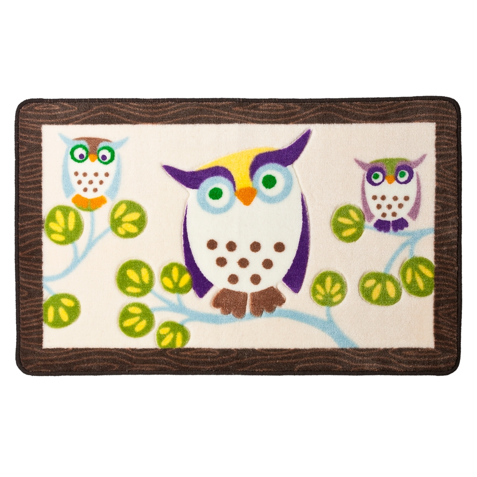 Awesome Owls Bath Rug