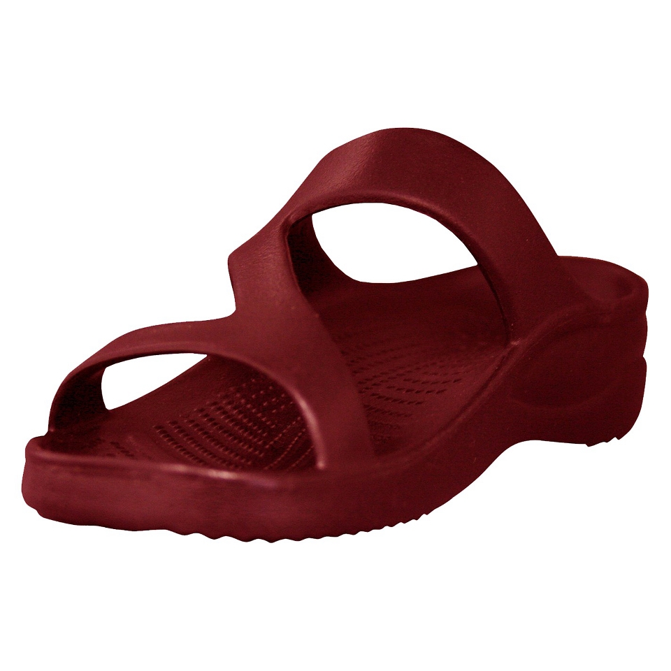 USADawgs Burgundy Ladies Dawgs Sandal   6