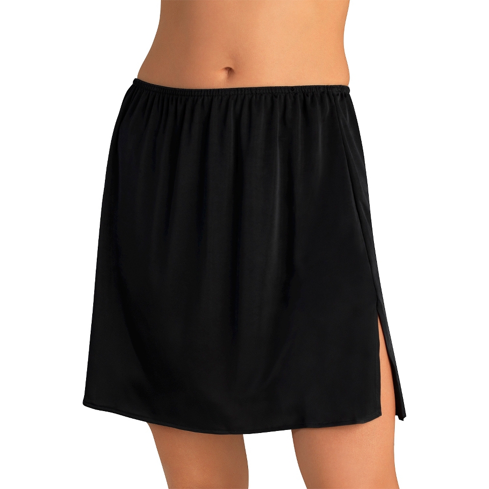 Vassarette Womens 16 Half Slip   Black M