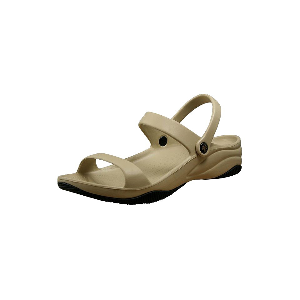 USADawgs Tan / Black Premium Womens 3 Strap Sandal   8