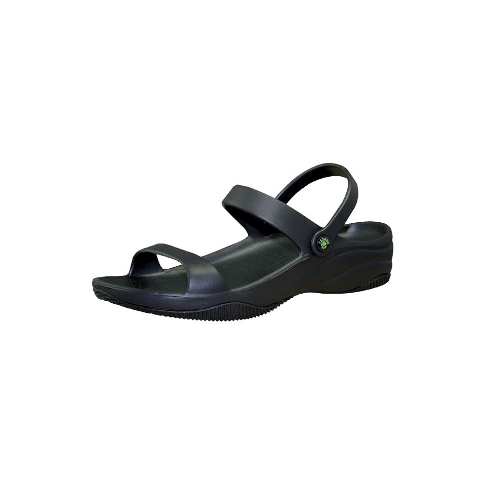 USADawgs Black / Black Premium Womens 3 Strap Sandal   11