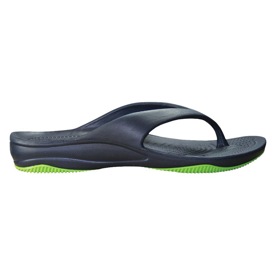 USADawgs Navy / Lime Green Premium Womens Flip Flop   5