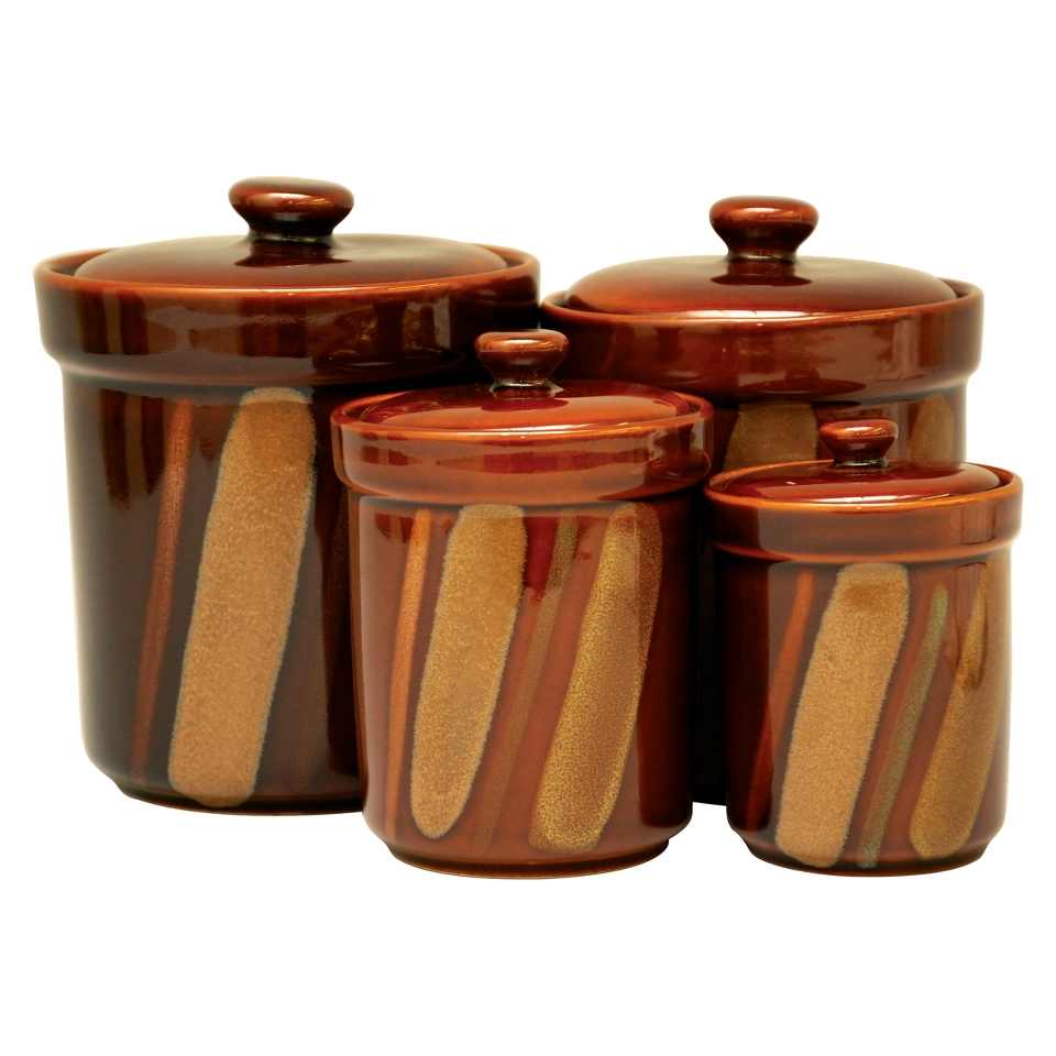 Target Mobile Site   Sango Avanti Canister Set of 4   Brown (Assorted)