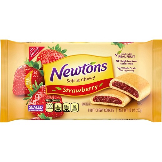 Newtons Strawberry Soft & Chewy Fruit Cookies 10oz Target