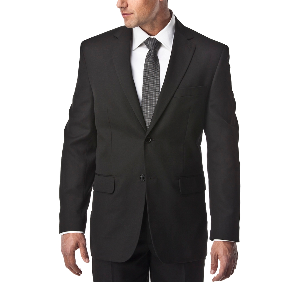 Merona Mens Tailored Fit Suit Jacket   Black Cat 44 Regular