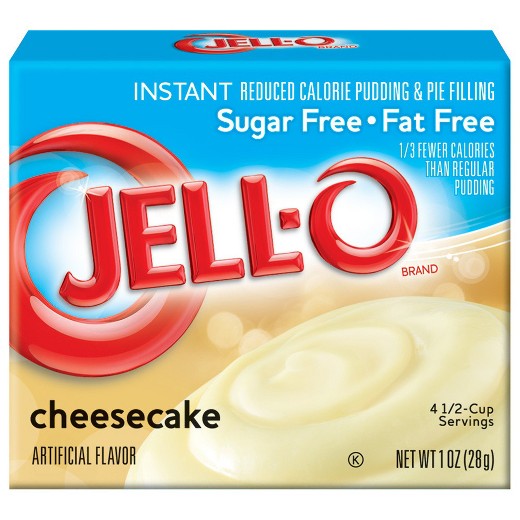 JellO Instant Sugar FreeFat Free Cheesecake Pudding & Pie Filling 1