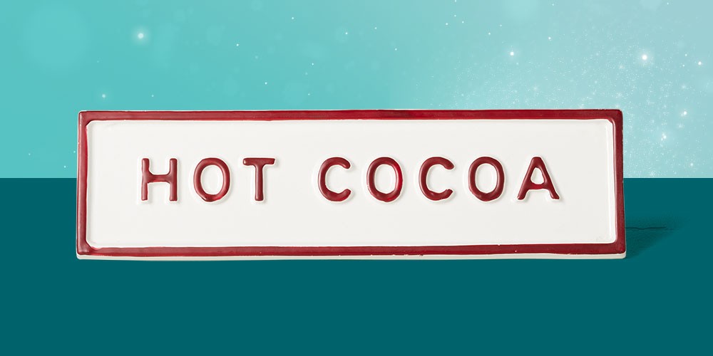 Hot Cocoa Tabletop Sign Red/Cream - Hearth & Hand™ with Magnolia
