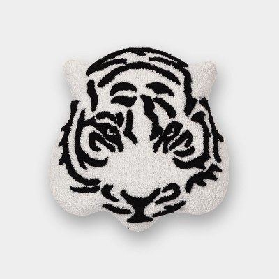 Tiger Throw Pillow Black White Room Essentials Target