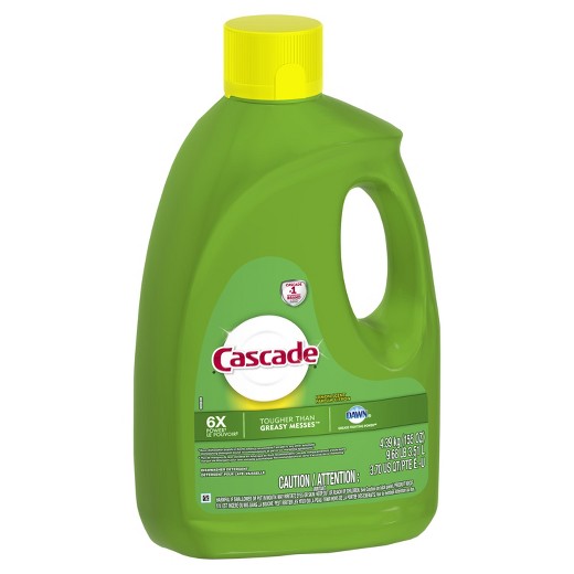 Cascade® Gel Dishwasher Detergent, Lemon Scent, 155oz Target