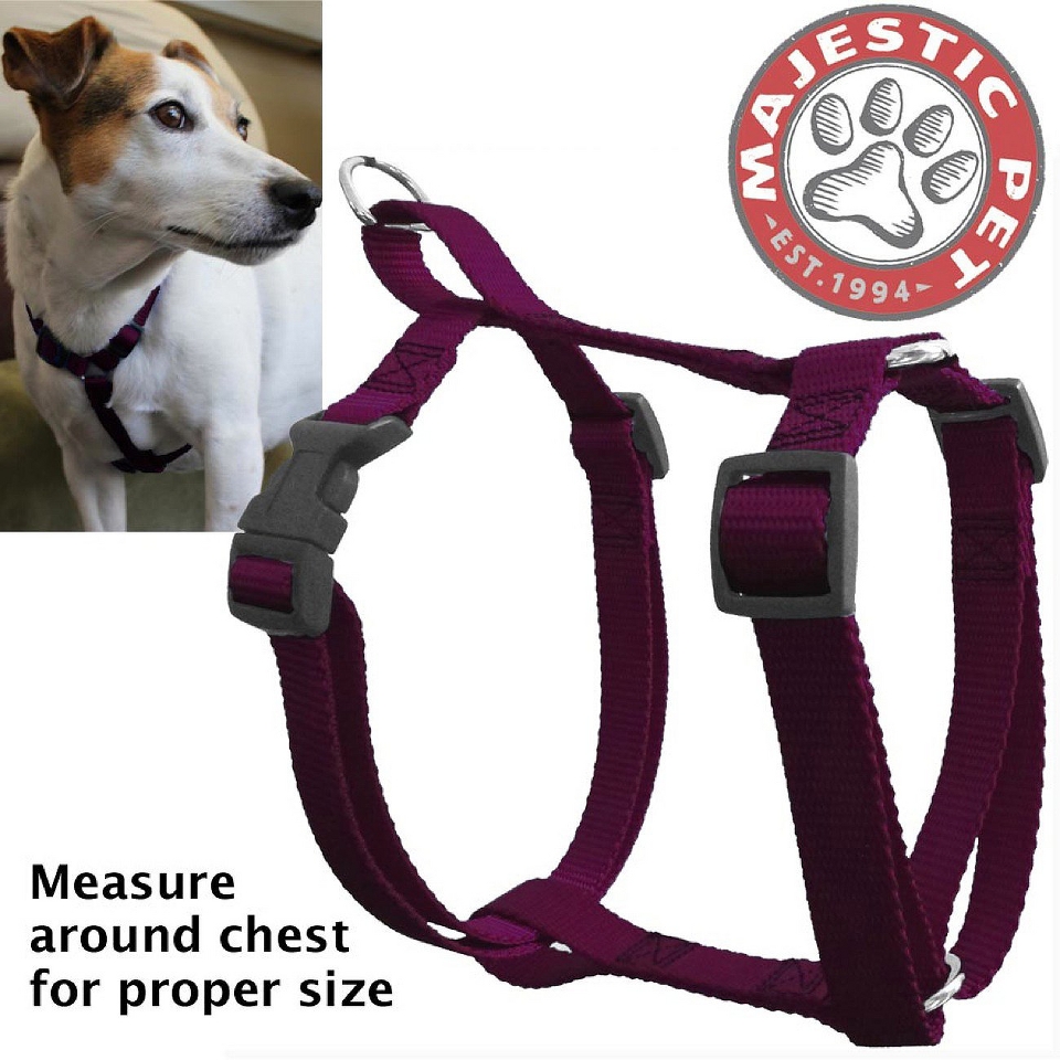 Majestic Pet Harness   Burgundy (Small)