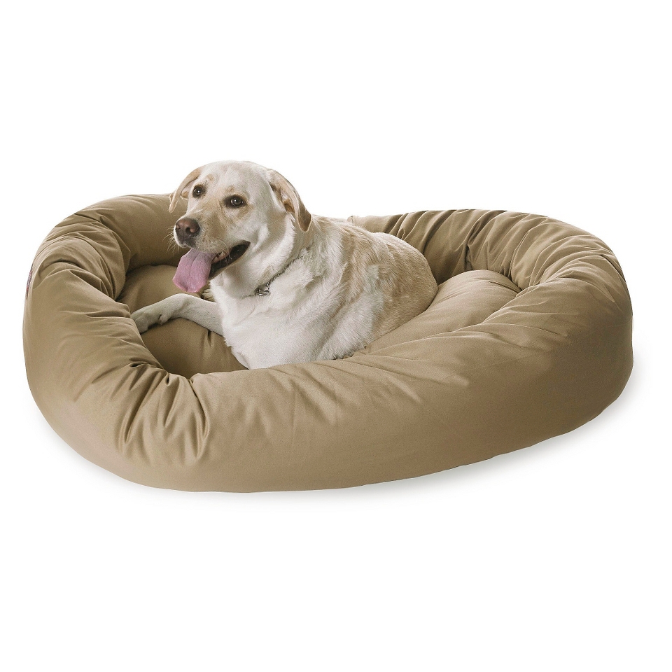 Majestic Pet Bagel Bed   Khaki (XLarge)