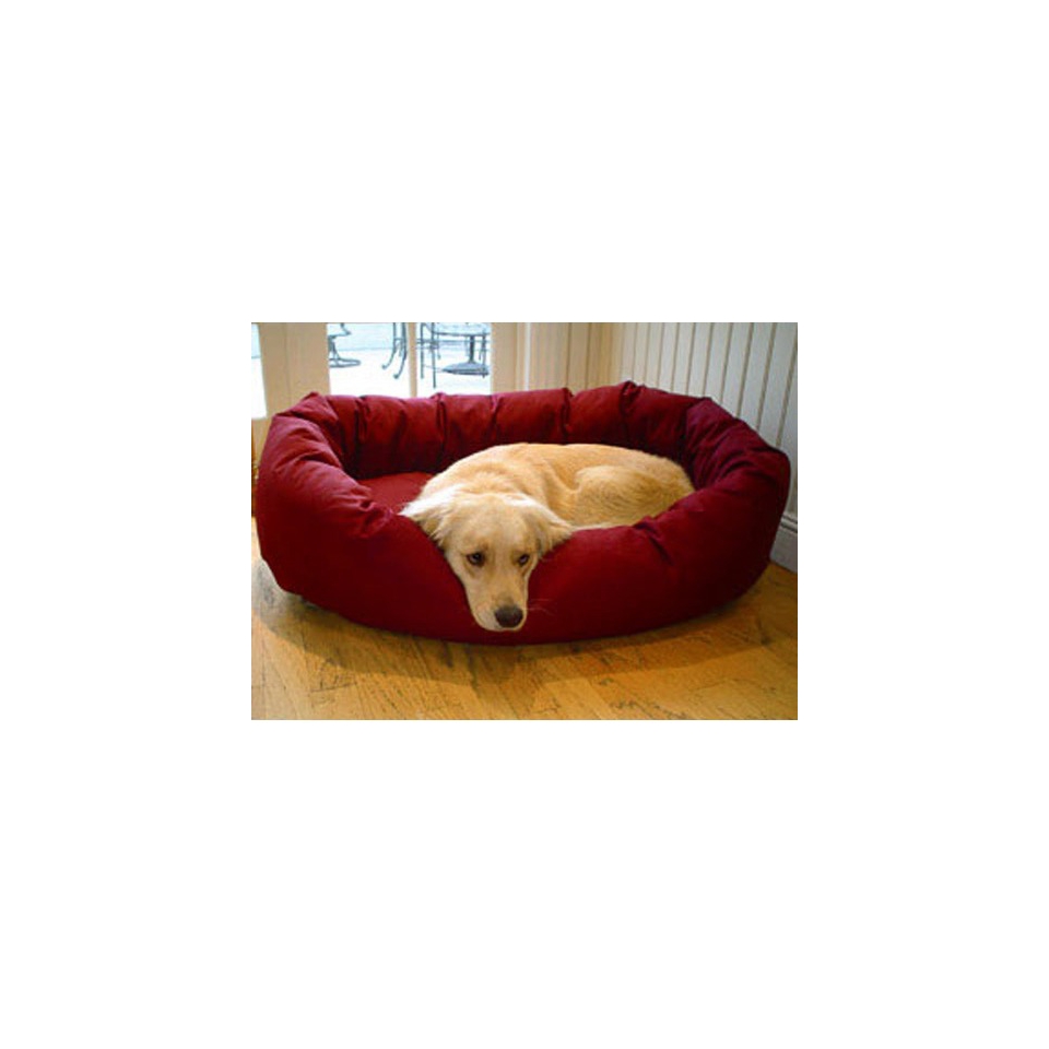 Majestic Pet Bagel Bed   Burgundy (Small   24)