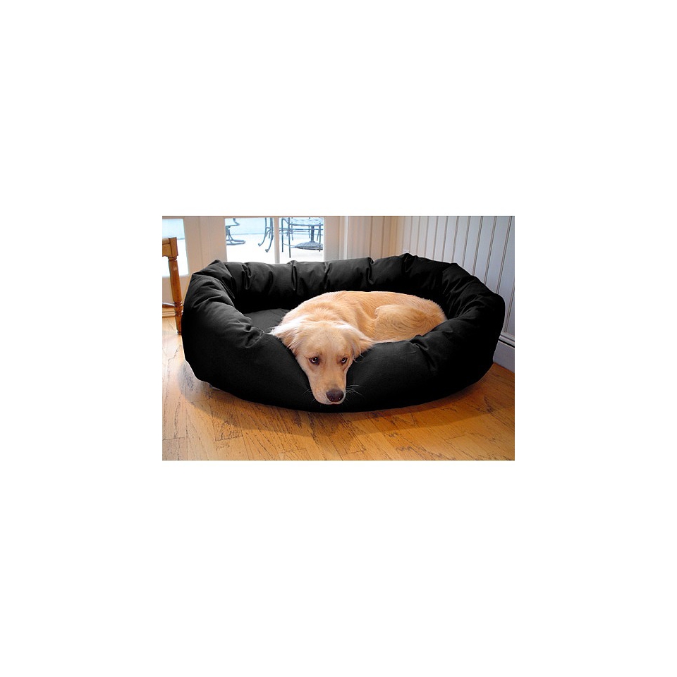 Majestic Pet Bagel Bed   Black (Small   24)