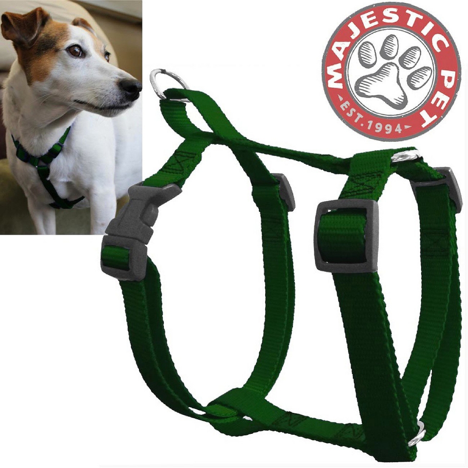 Majestic Pet Harness   Green (Large)