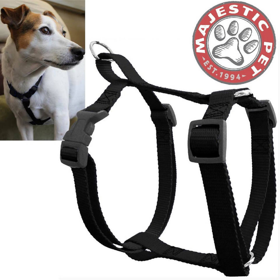 Majestic Pet Harness   Black (Medium)