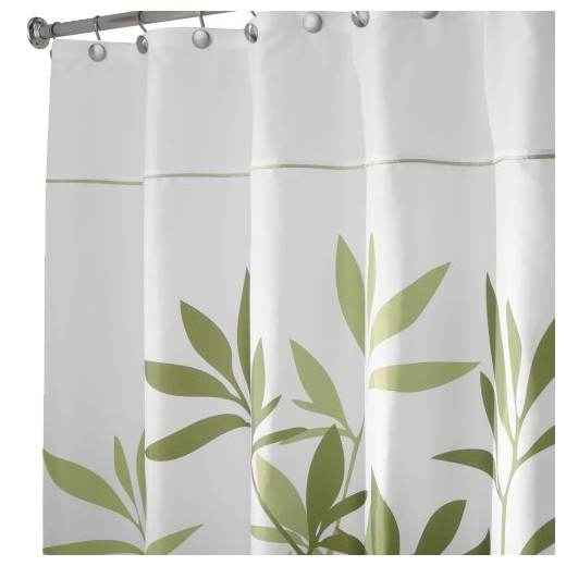 Shower Curtain Interdesign Leaf Navy Slate Target
