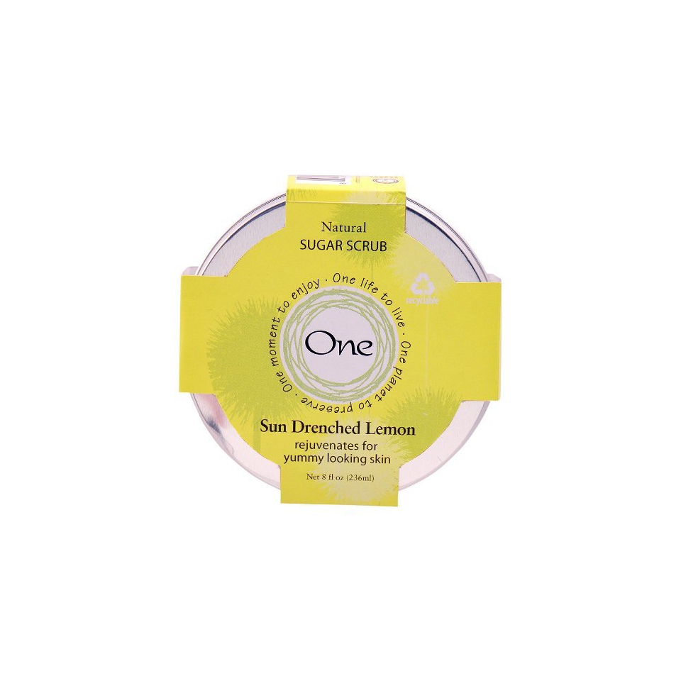 One Sun Drenched Lemon Body Scrub   8 oz.