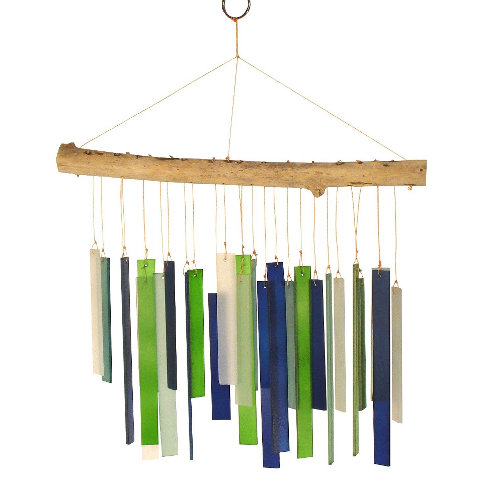 Driftwood Wind Chime   Seaglass