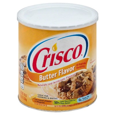 Crisco All-Vegetable Shortening, Butter Flavor, 48 oz