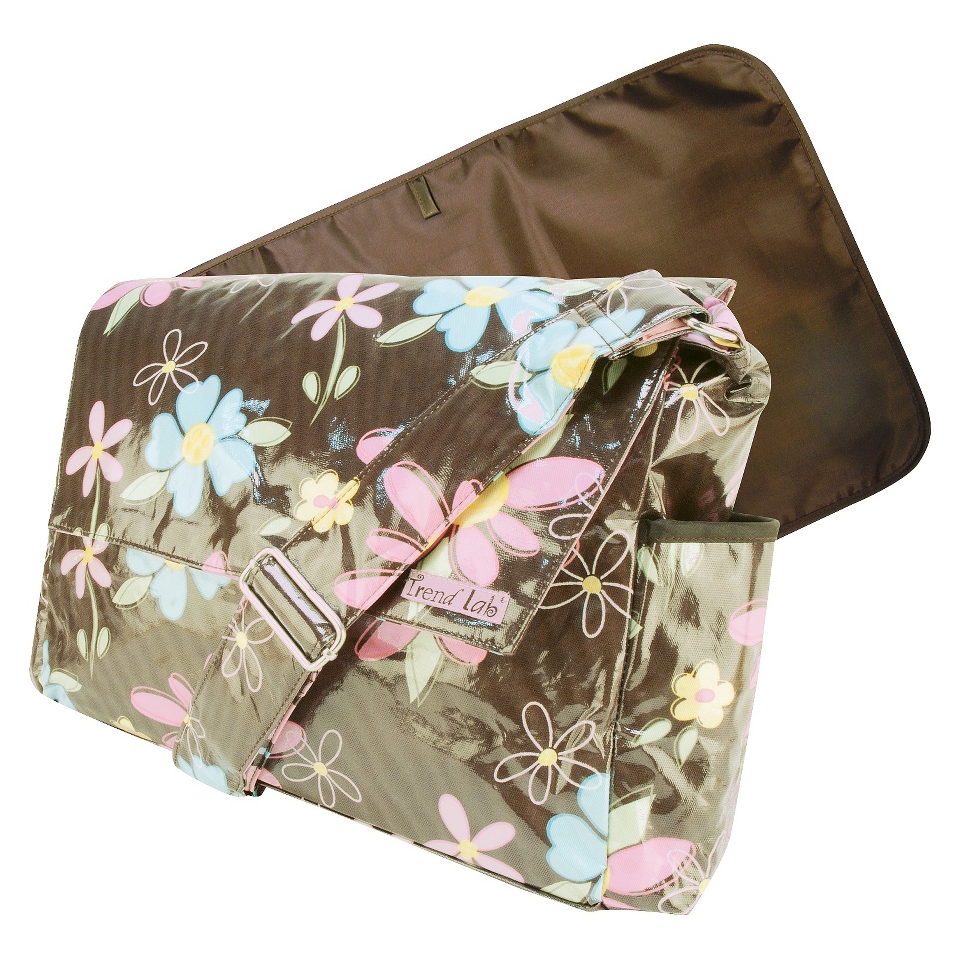 Messenger Diaper Bag   Blossoms by Lab