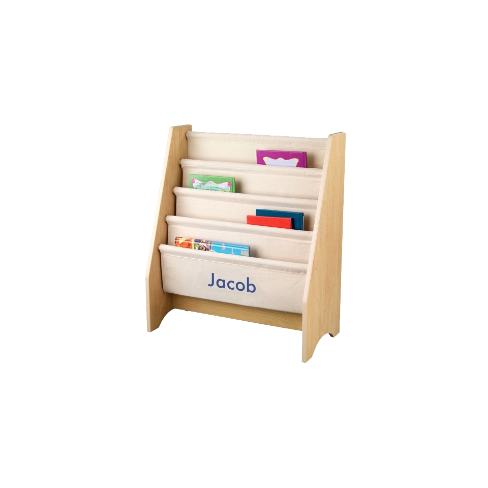 Kidkraft Kids Bookcase Kidkraft Natural Sling Bookshelf   Blue Jacob