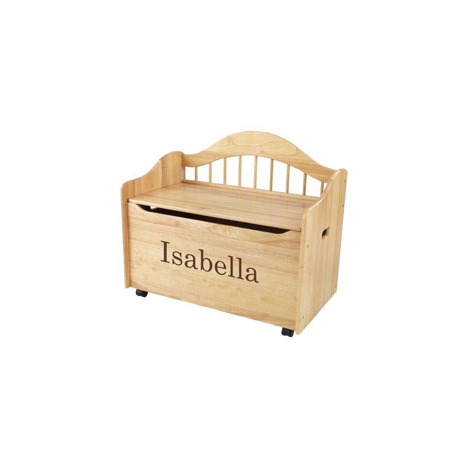 Kidkraft Limited Edition Personalised Natural Toy Box   Brown Isabella