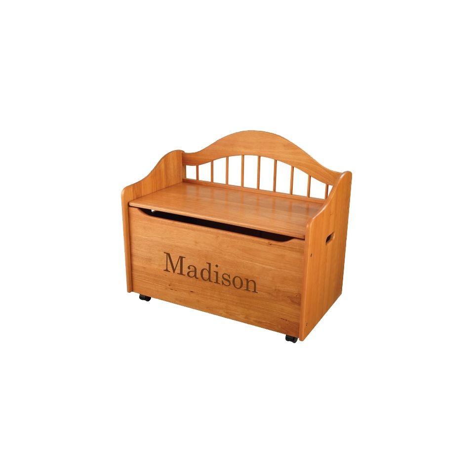 Kidkraft Limited Edition Personalised Honey Toy Box   Brown Madison