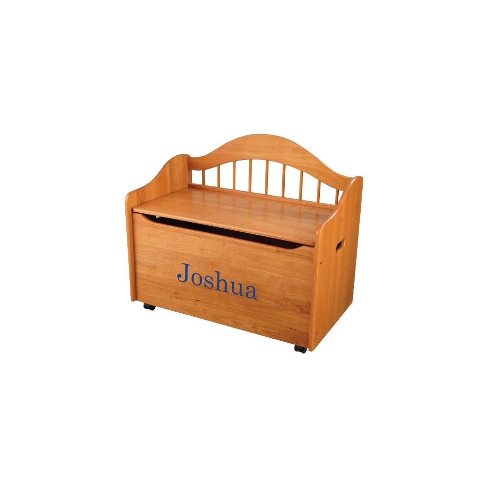 Kidkraft Limited Edition Personalised Honey Toy Box   Blue Joshua