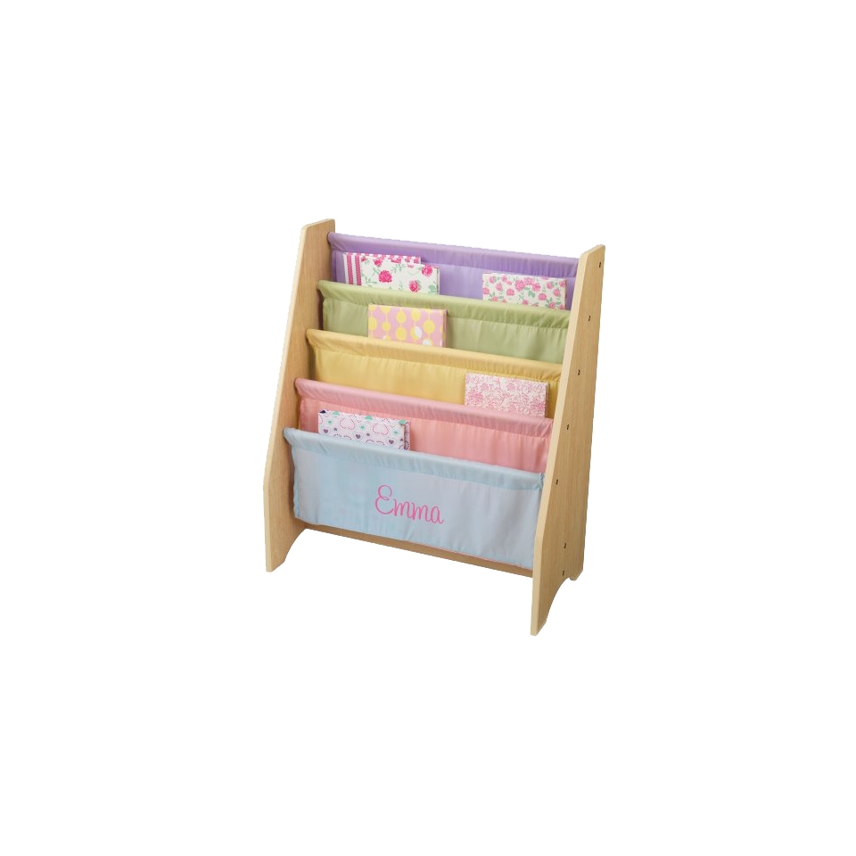Kidkraft Kids Bookcase Kidkraft Pastel Sling Bookshelf   Pink Emma