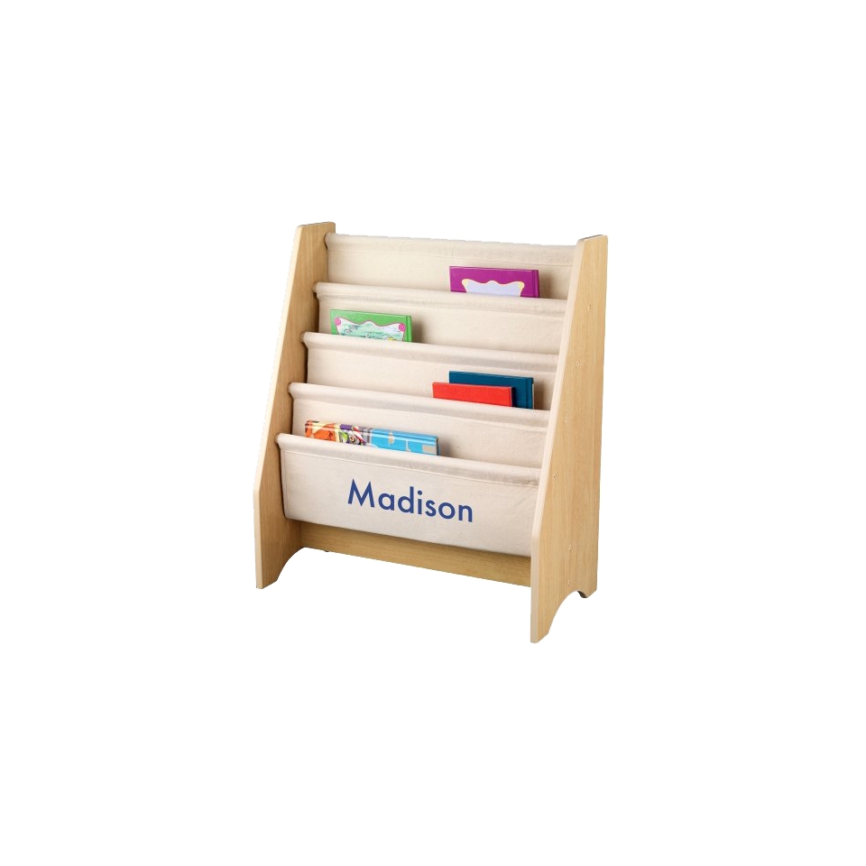 Kidkraft Kids Bookcase Kidkraft Natural Sling Bookshelf   Blue Madison