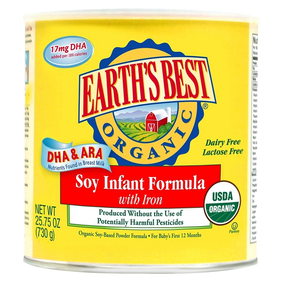 Earths Best Organic Soy Based Infant Formula   23.2 oz. (4 Pack)