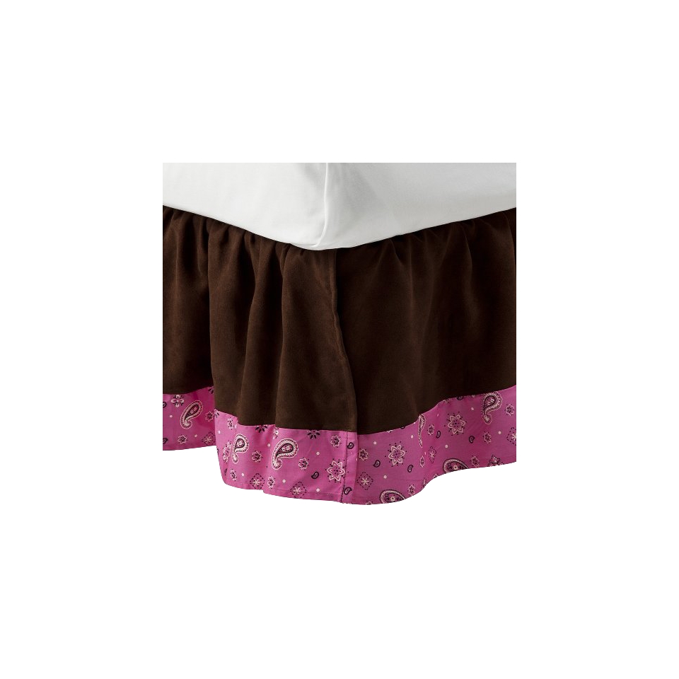 Cowgirl Toddler Bed Skirt