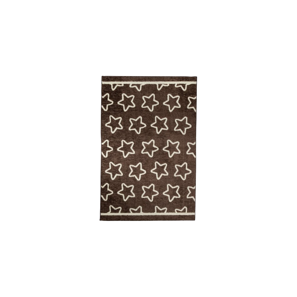 Chocolate Stars Rug by Mohawk 60x84