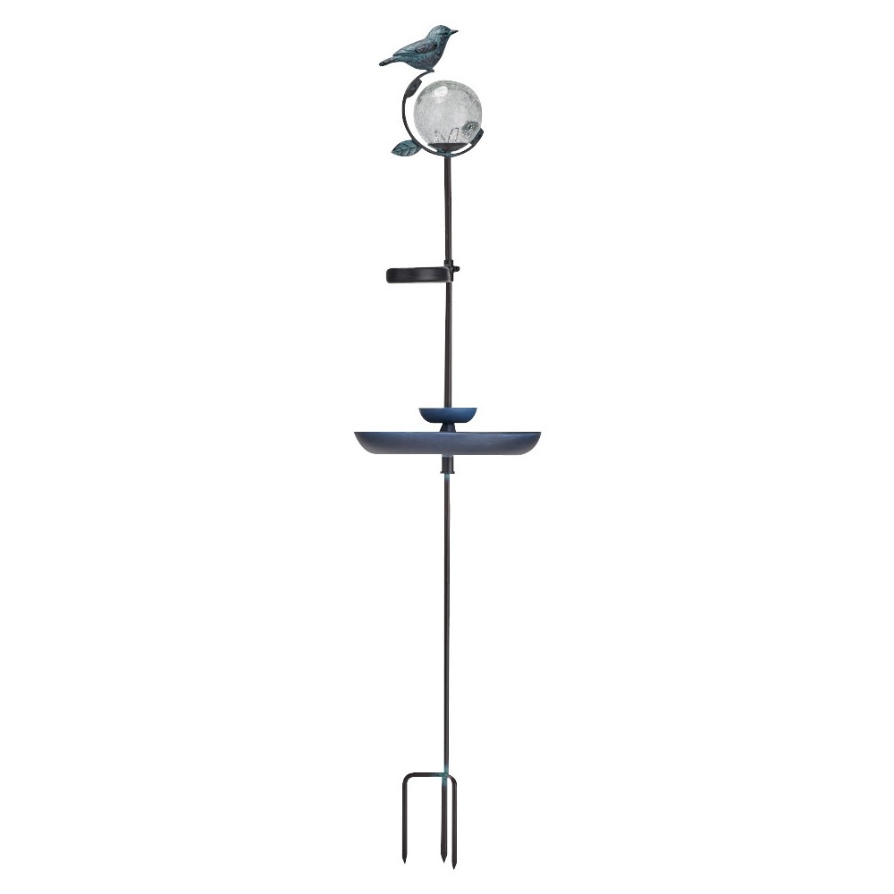 Smart Living Aquarius Solar Birdbath Stake with Orb