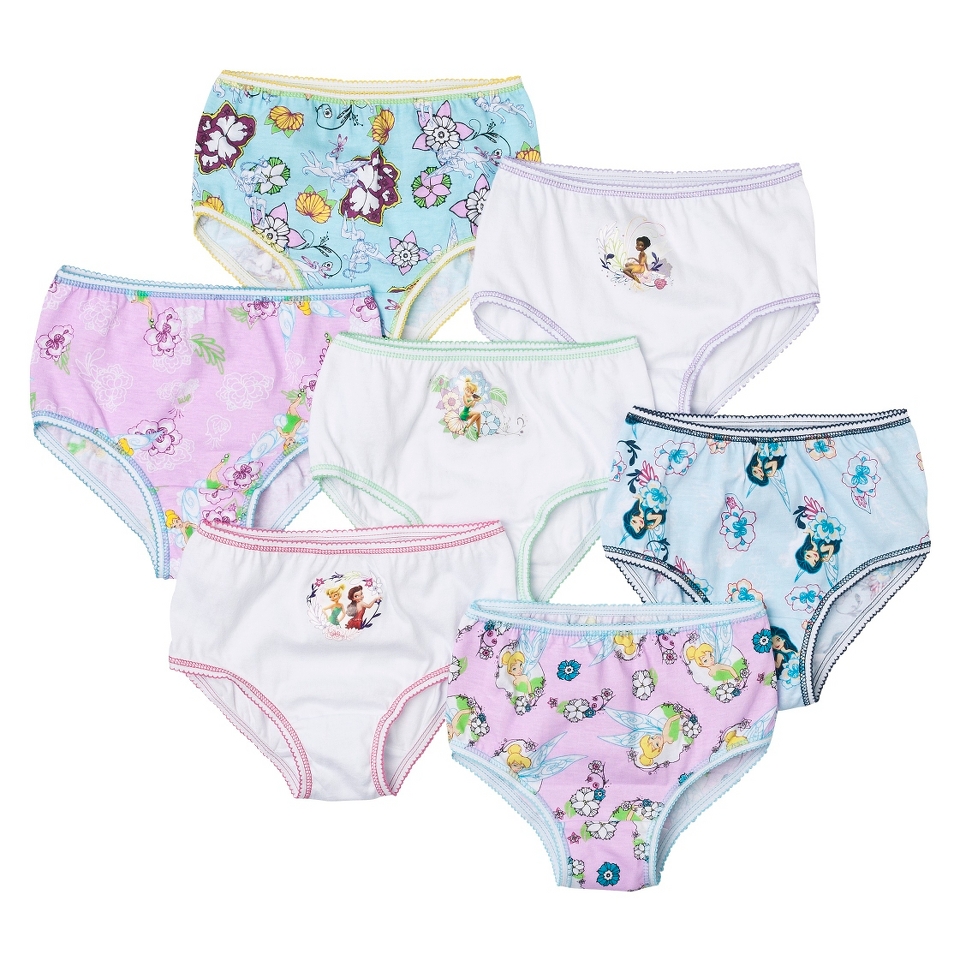 Disney Fairies Toddler Girls 7 Pack Brief Set   Assorted 2T/3T