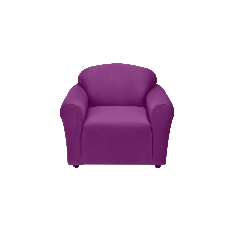 Jersey Chair Slipcover   Purple