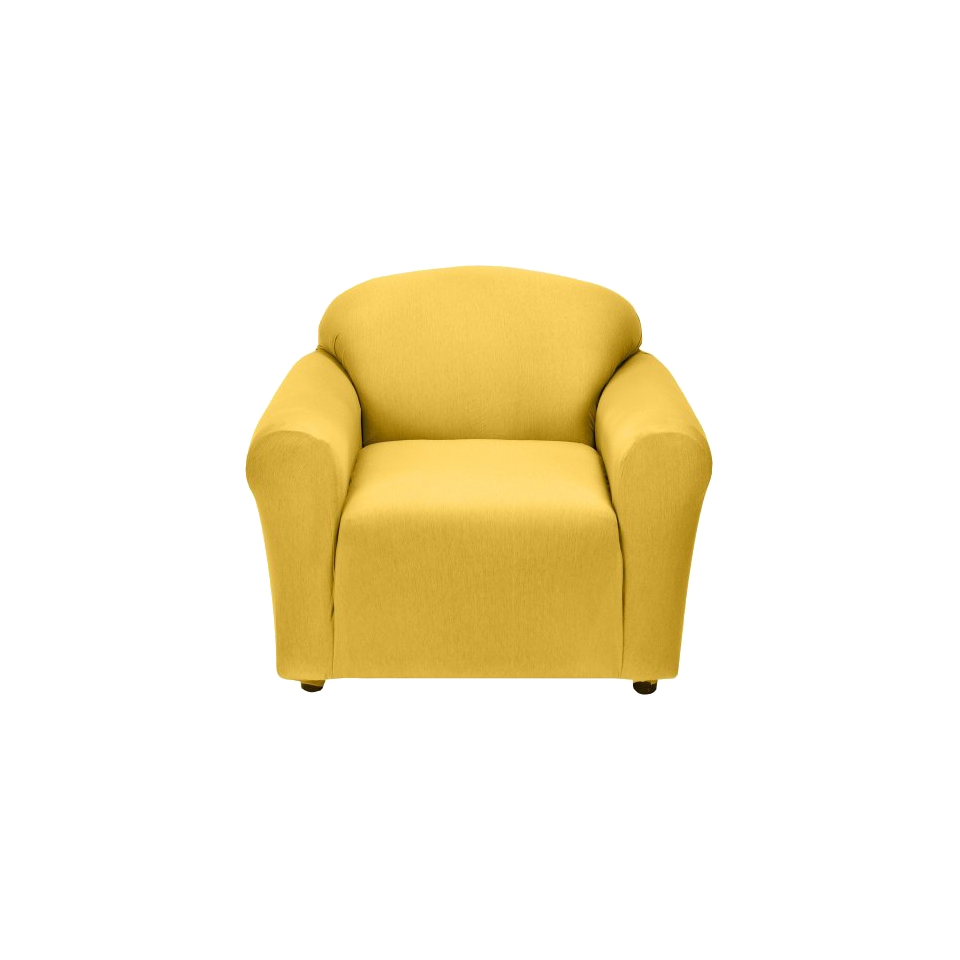 Jersey Chair Slipcover   Yellow