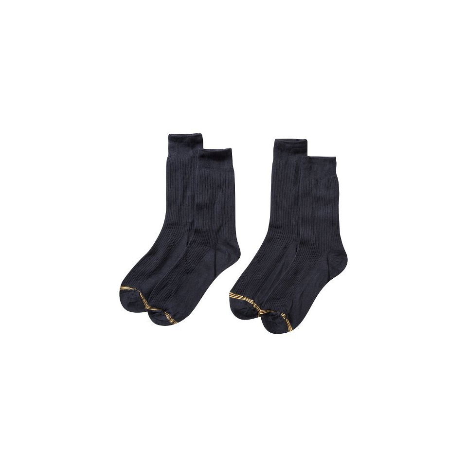 Signature Gold by GoldToe Boys Socks   Black S