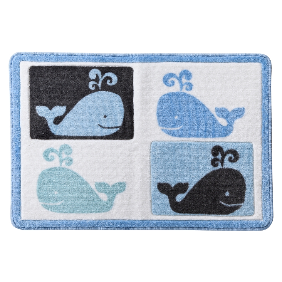 Whale Watch Bath Rug   20x30