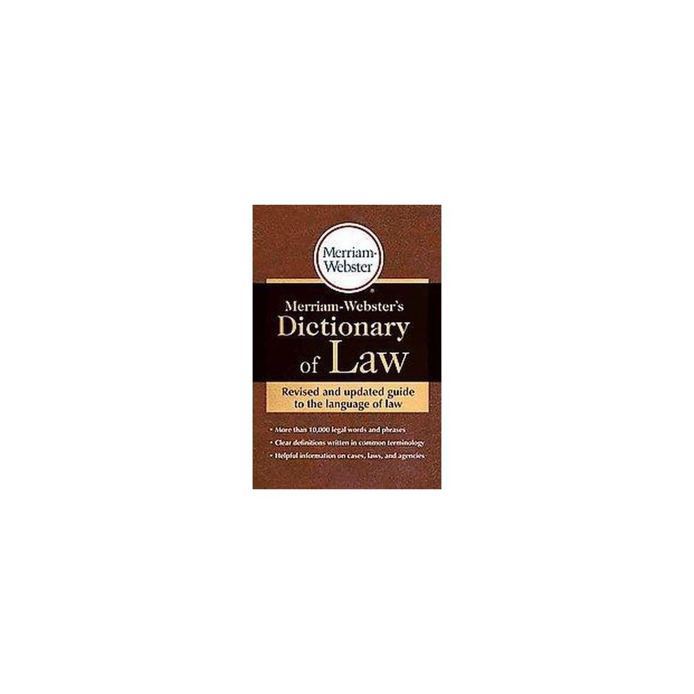 Merriam-Websters Dictionary of Law (Paperback)
