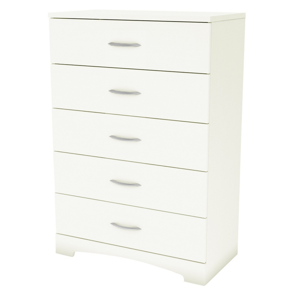 Dresser South Shore Serena 5 Drawer Dresser   White