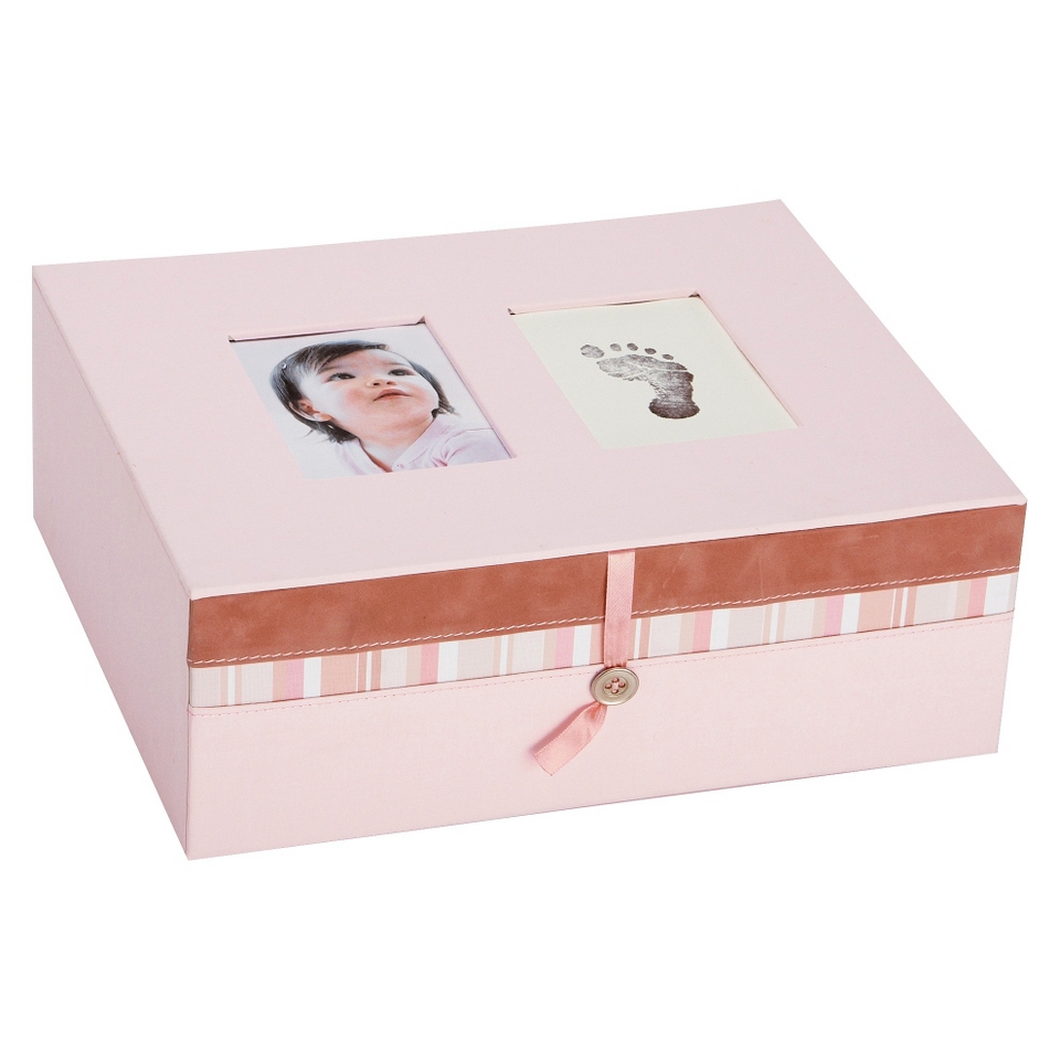 Pearhead Pink Babyprints Keepsake Box