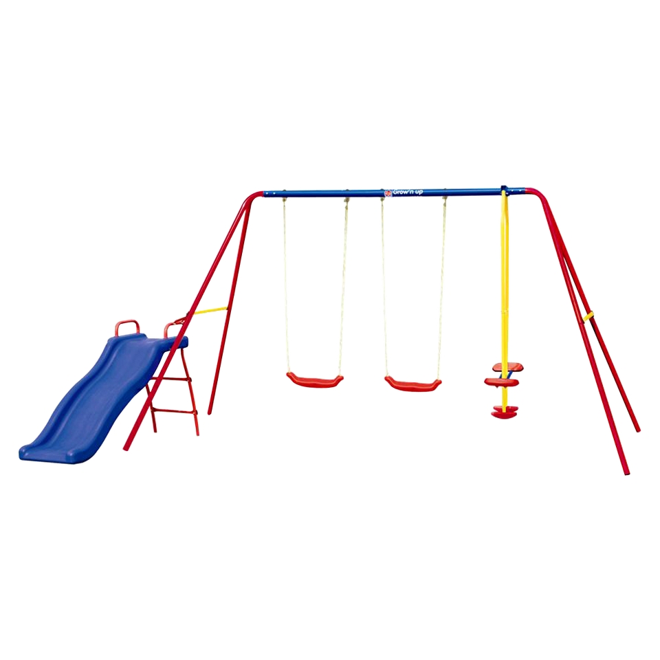 GrowN Up Heracles III Steel Swing Set