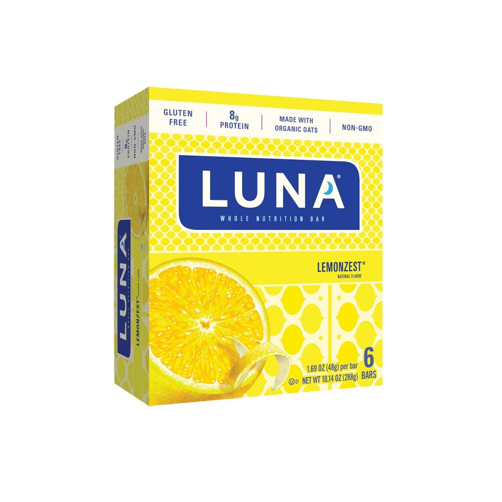 UPC 722252233301 Luna Bar, Lemon Zest, 6 Count